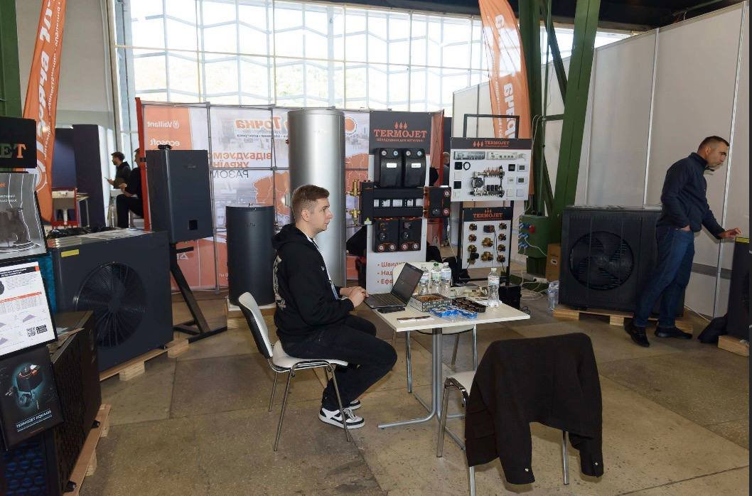The Termojet team at the WaterClima exhibition stand